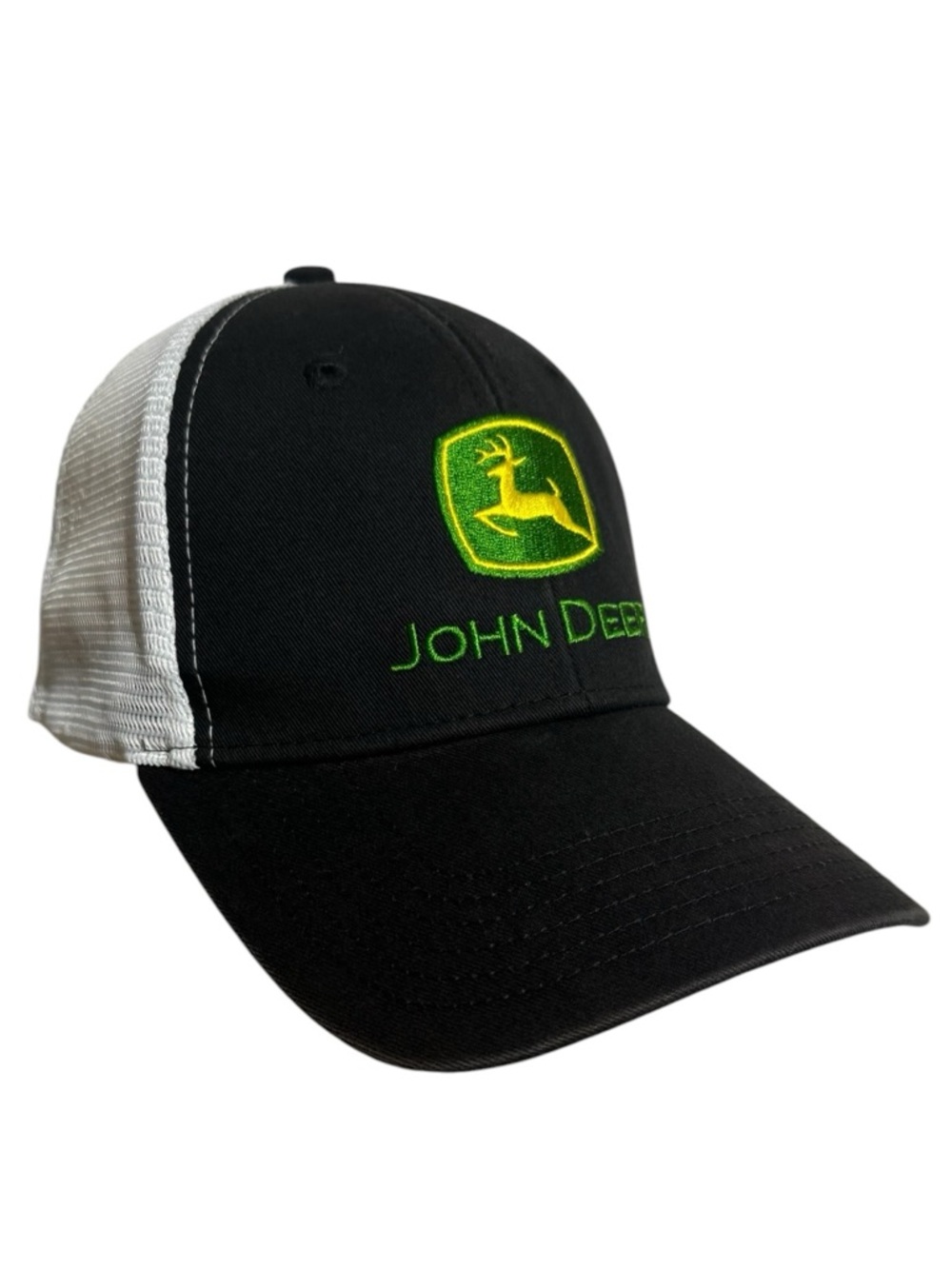 John Deere Black&White Trucker Country Western Garden Tracker Mesh snapback adlt